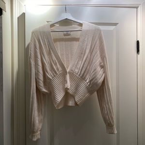 Wilfred plunge front cardigan